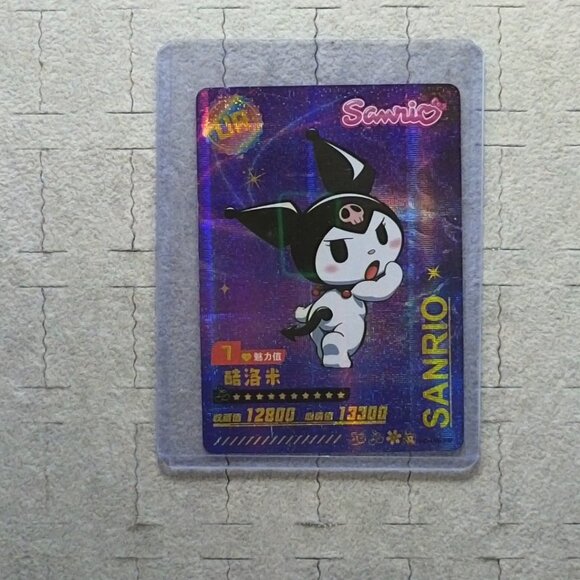 Sanrio Kuromi Wave 6 Booser Set - 13 Piece With Top Load Sleeve - Picture 12 of 16